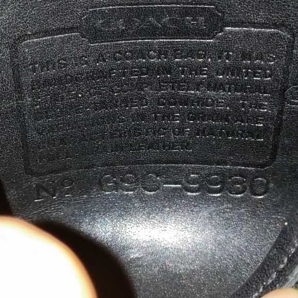 Vintage Coach Murphy Willis Turnlock Smooth Leather Crossbody Bag 9930 - Picture 15 of 16